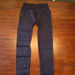 Yelete Black Women's Fleece Lined Leggings NWT